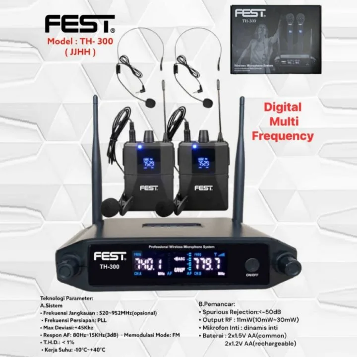 Mic Headband Fest TH300
