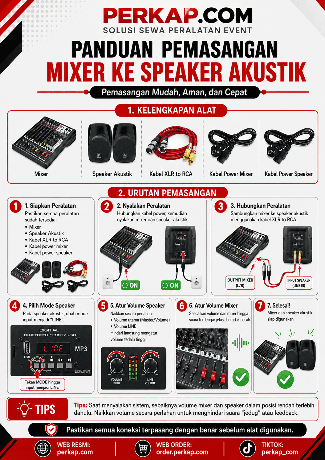 Instruksi 1 — Mixer 8Ch Zetapro